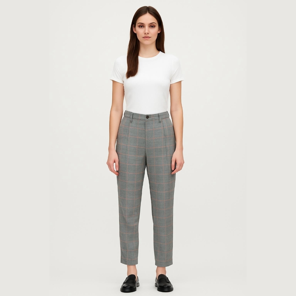 Academia Plaid Houndstooth Pants 4